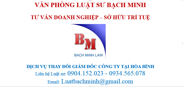 thay đổi giám đốc công ty tại Hòa Bình