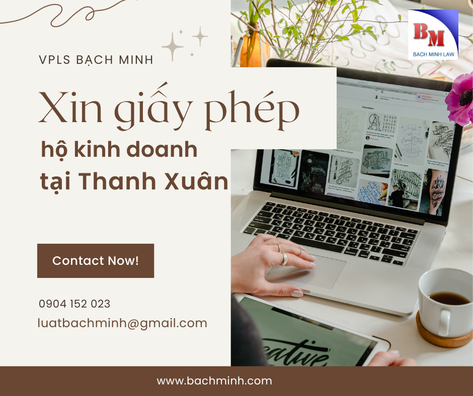 Xin giấy phép kinh doanh tại quận Thanh Xuân