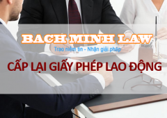 Cấp lại giấy phép lao động cho người nước ngoài