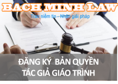 Đăng ký bản quyền giáo trình