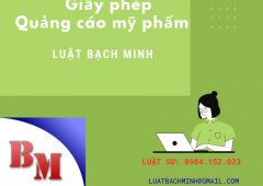 Dịch vụ xin giấy phép quảng cáo mỹ phẩm