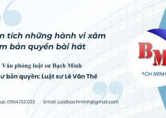 Các hành vi xâm phạm bản quyền bài hát